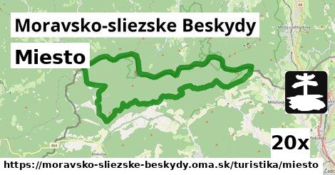 Miesto, Moravsko-sliezske Beskydy