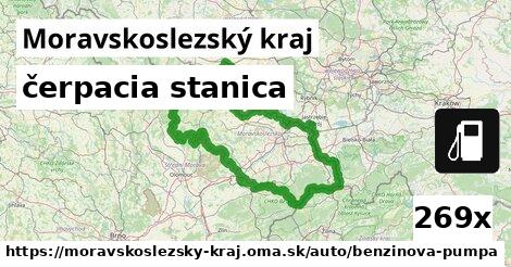 čerpacia stanica, Moravskoslezský kraj