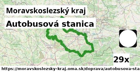 Autobusová stanica, Moravskoslezský kraj