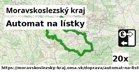 automat na lístky v Moravskoslezský kraj