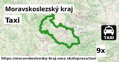 Taxi, Moravskoslezský kraj