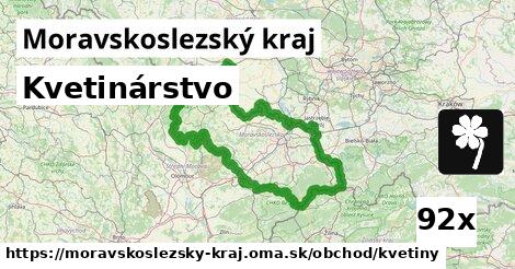 Kvetinárstvo, Moravskoslezský kraj