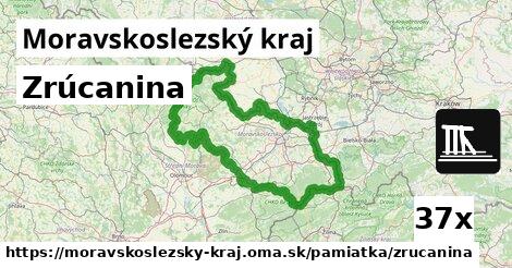 Zrúcanina, Moravskoslezský kraj