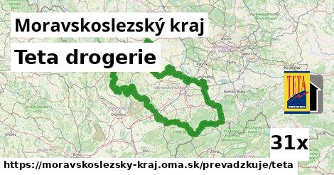 Teta drogerie, Moravskoslezský kraj