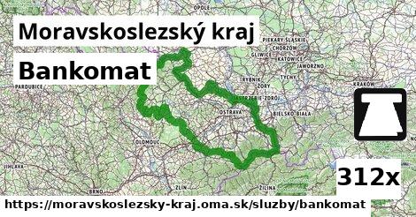 Bankomat, Moravskoslezský kraj