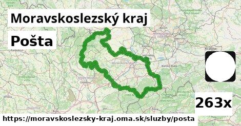 Pošta, Moravskoslezský kraj