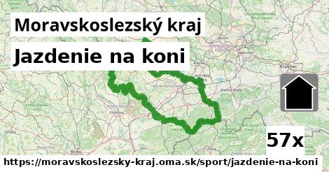 Jazdenie na koni, Moravskoslezský kraj