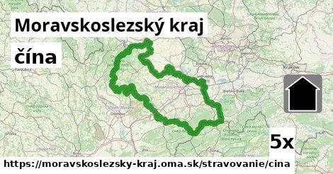 čína, Moravskoslezský kraj