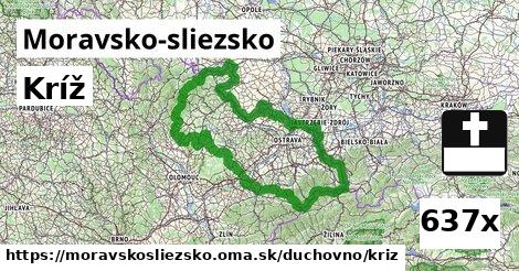 Kríž, Moravsko-sliezsko