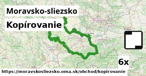 Kopírovanie, Moravsko-sliezsko