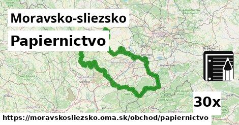 Papiernictvo, Moravsko-sliezsko