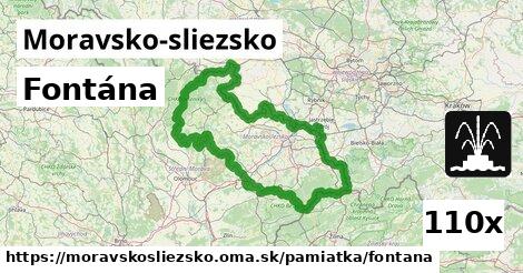 Fontána, Moravsko-sliezsko