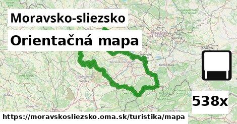 Orientačná mapa, Moravsko-sliezsko