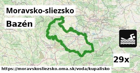 Bazén, Moravsko-sliezsko