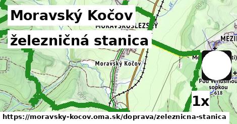 železničná stanica, Moravský Kočov