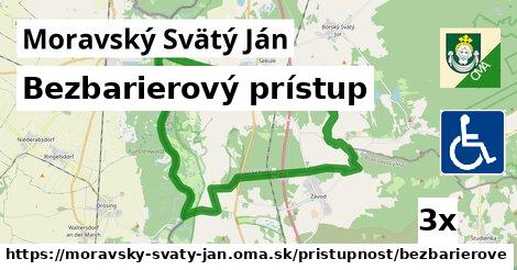 Bezbarierový prístup, Moravský Svätý Ján