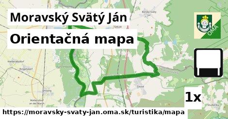 Orientačná mapa, Moravský Svätý Ján