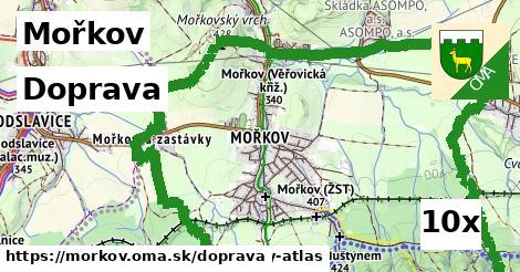 doprava v Mořkov