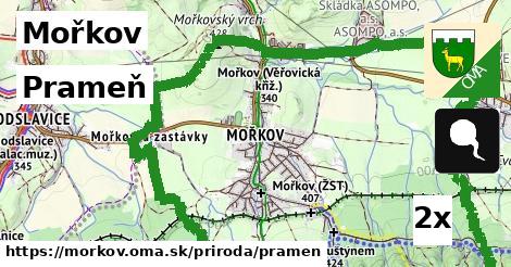 Prameň, Mořkov