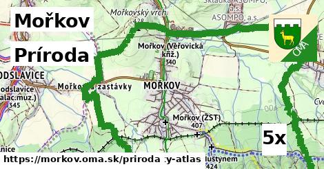 príroda v Mořkov