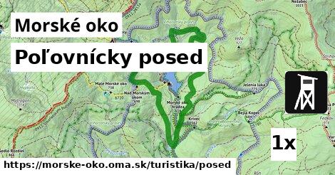 Poľovnícky posed, Morské oko