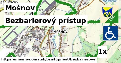 Bezbarierový prístup, Mošnov