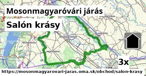 Salón krásy, Mosonmagyaróvári járás