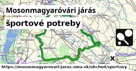 športové potreby, Mosonmagyaróvári járás