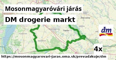 DM drogerie markt, Mosonmagyaróvári járás