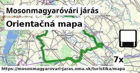 Orientačná mapa, Mosonmagyaróvári járás