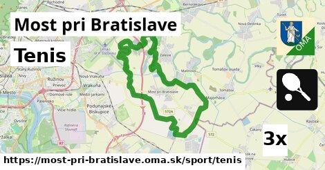 Tenis, Most pri Bratislave