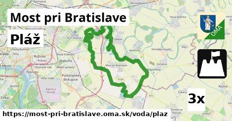 Pláž, Most pri Bratislave