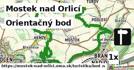 orientačný bod v Mostek nad Orlicí