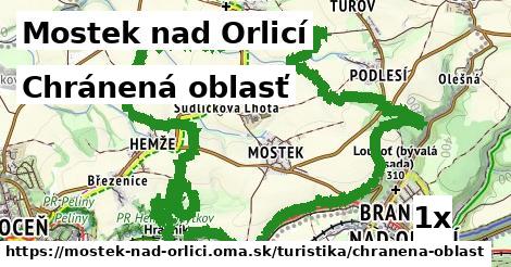 Chránená oblasť, Mostek nad Orlicí