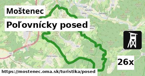 Poľovnícky posed, Moštenec