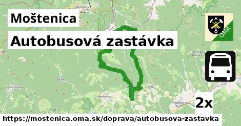 Autobusová zastávka, Moštenica