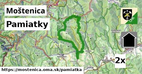 pamiatky v Moštenica