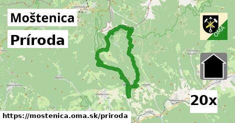 príroda v Moštenica