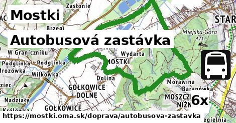 Autobusová zastávka, Mostki