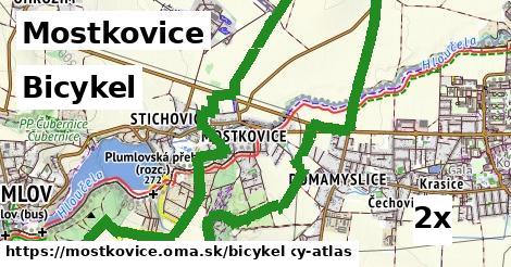 bicykel v Mostkovice