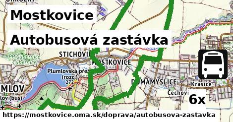 Autobusová zastávka, Mostkovice