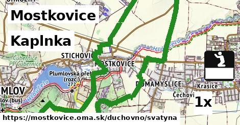 Kaplnka, Mostkovice