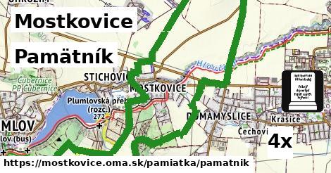 Pamätník, Mostkovice