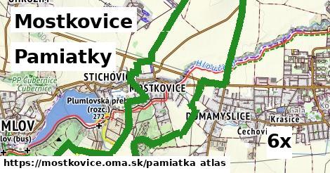 pamiatky v Mostkovice