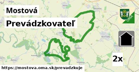 prevádzkovateľ v Mostová