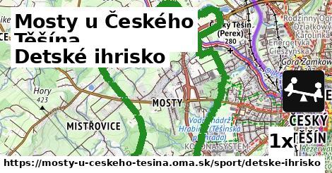 detské ihrisko v Mosty u Českého Těšína