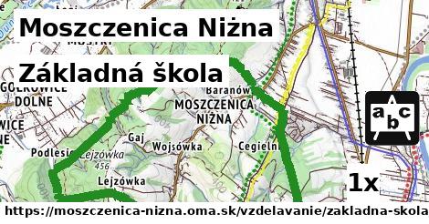 Základná škola, Moszczenica Niżna