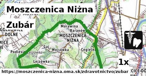 zubár v Moszczenica Niżna