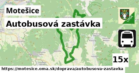 Autobusová zastávka, Motešice