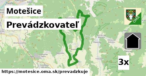 prevádzkovateľ v Motešice